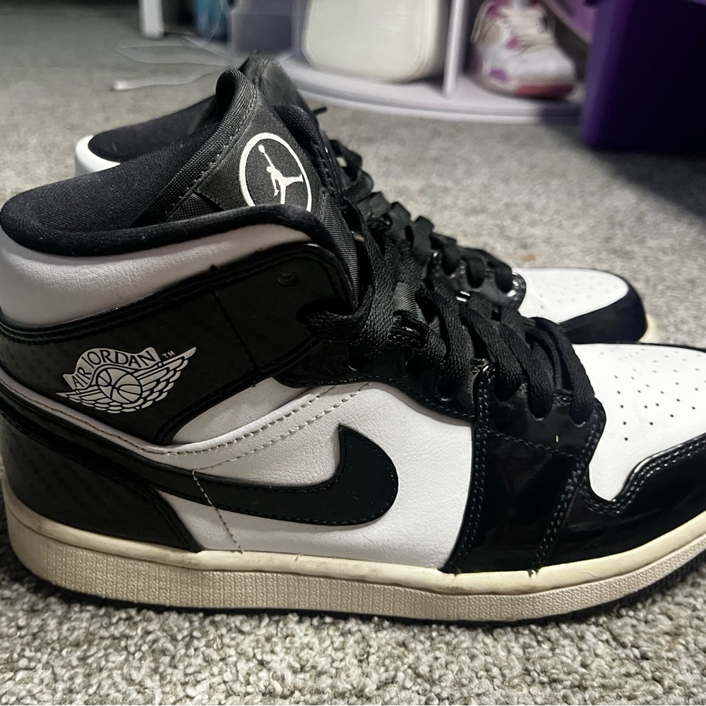Jordan Black and White Sneakers